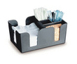 Zsobnk bar organizer plast ern .14xd.24xv.10cm